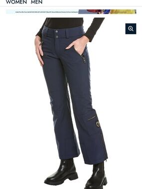 Women’s Navy Outdoor Zip Pocket Pants - Water-Resistant Active Wear